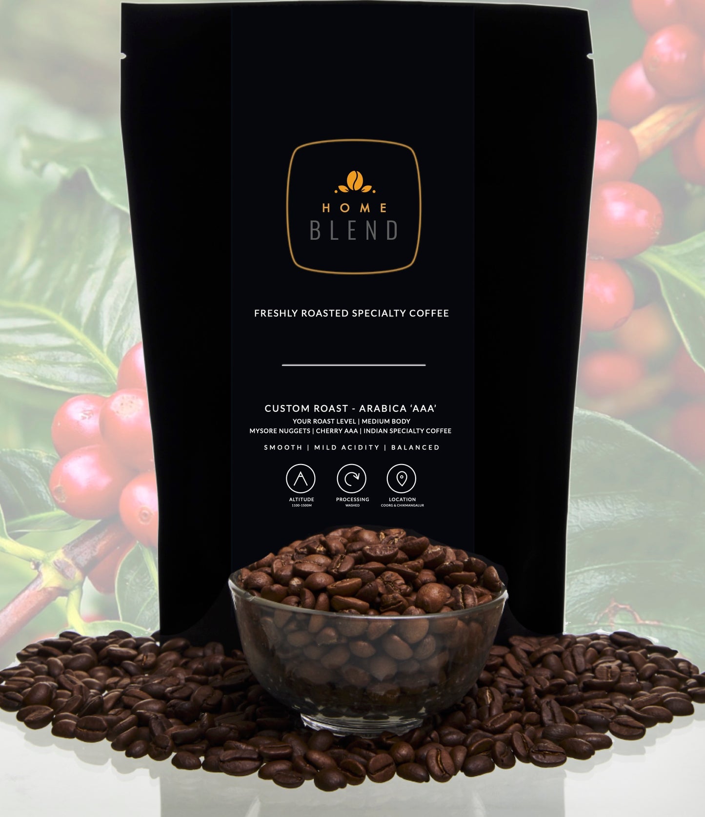 Custom Roast 250g Home Blend Coffee Roasters