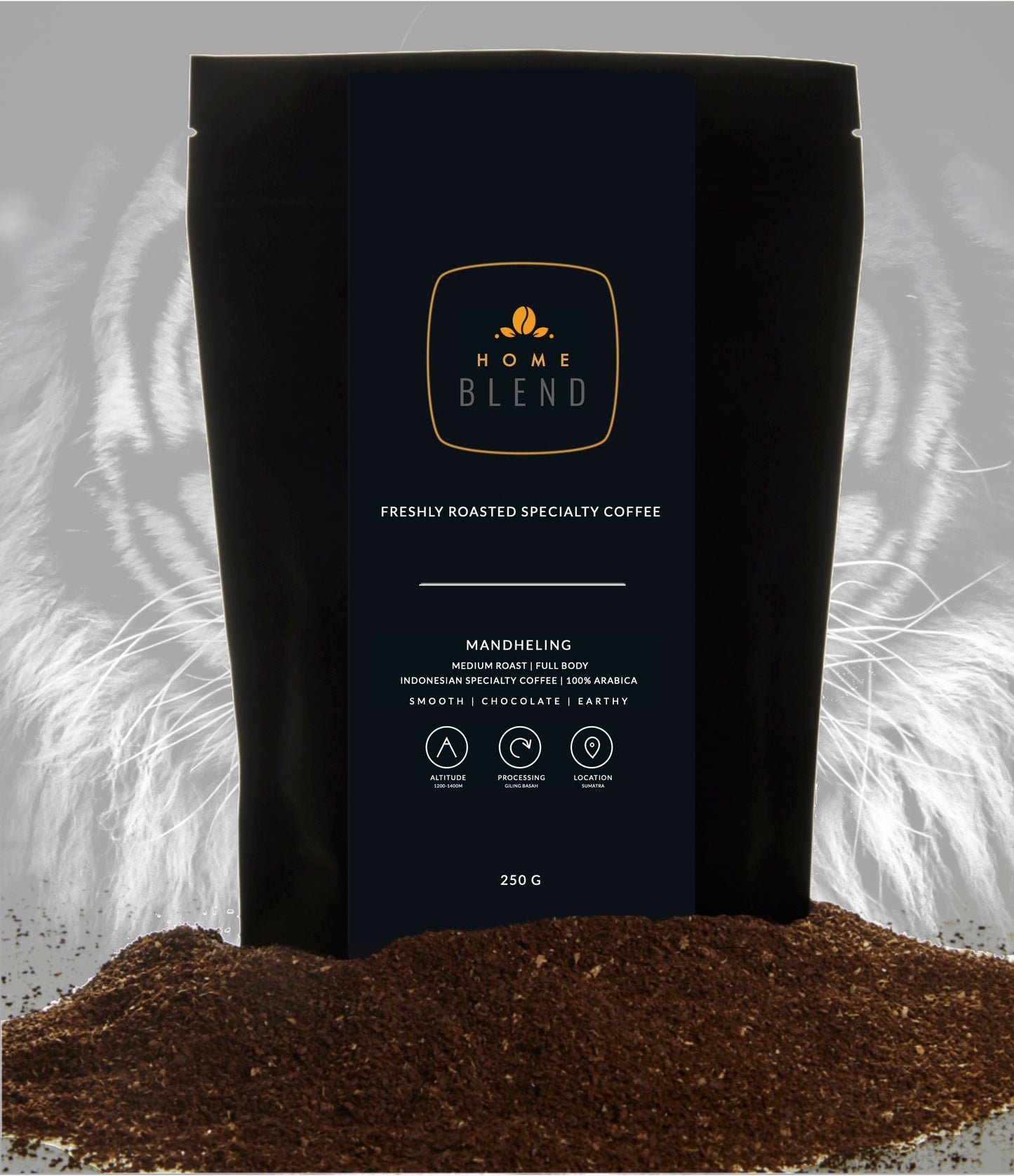 Ground Mandheling Grade 1 Triple Picked Home Blend Coffee Roasters