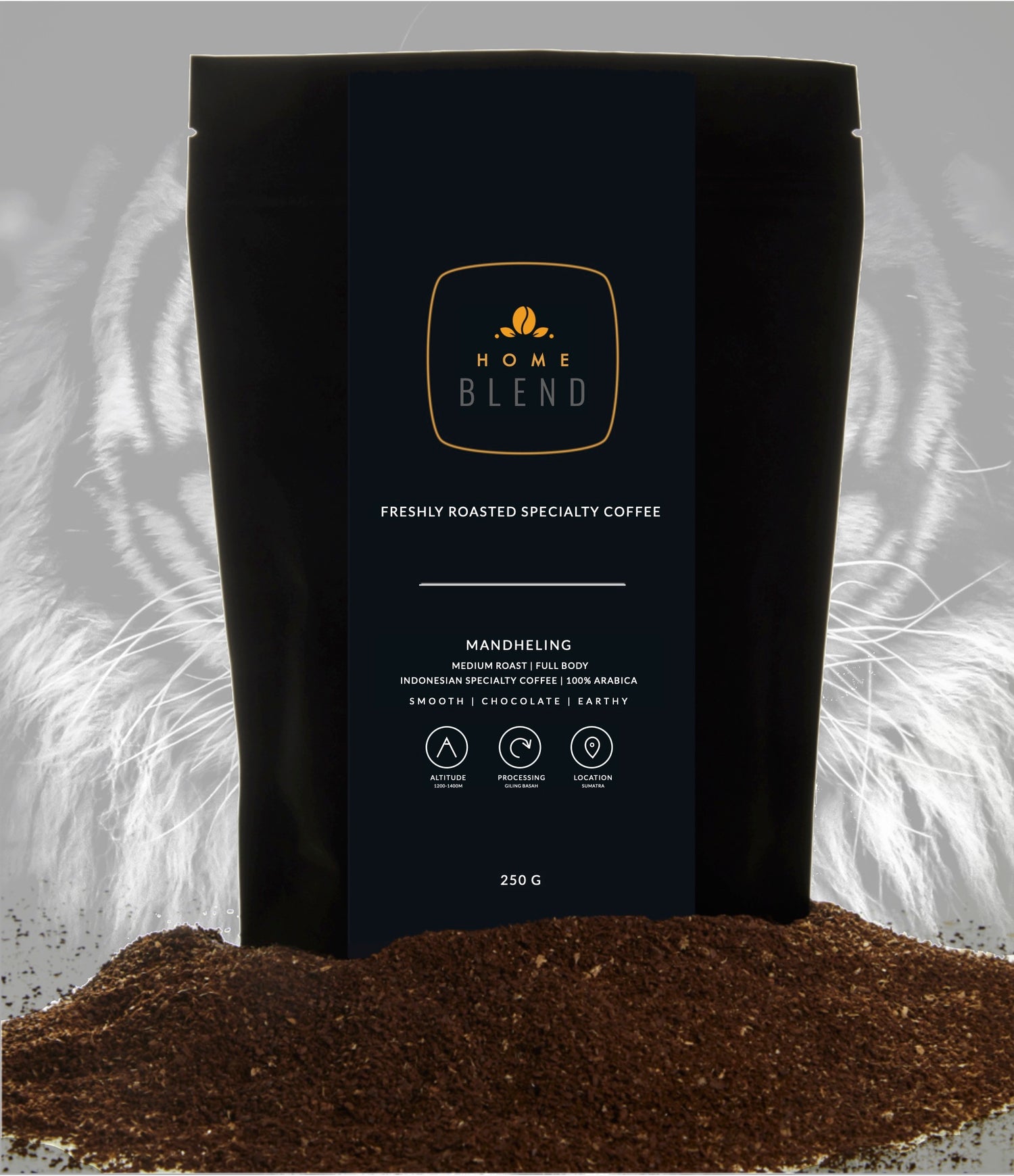 Ground Mandheling Grade 1 Triple Picked Home Blend Coffee Roasters