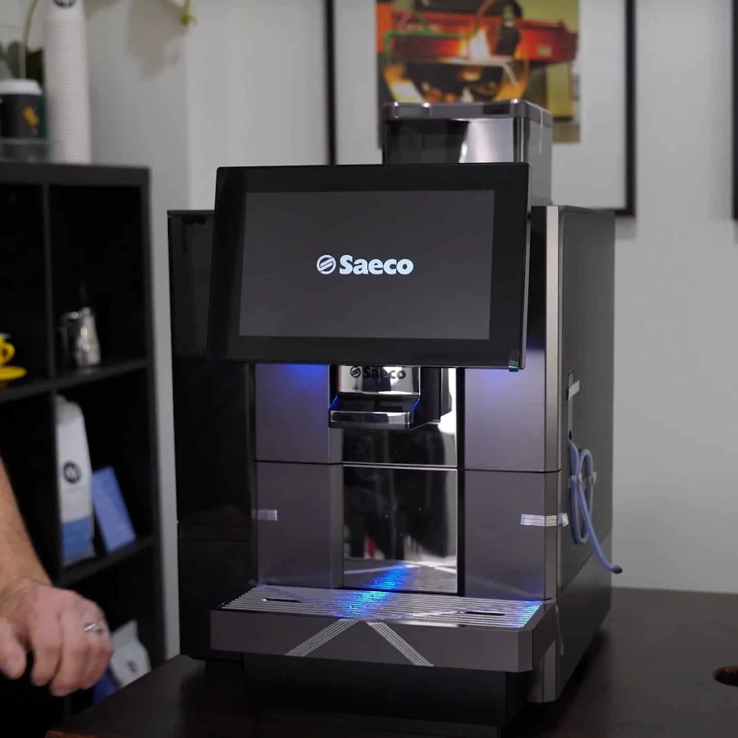Saeco SE 180 - Professional Line - Fully Automatic Coffee Machine - New Model With Steaming Wand