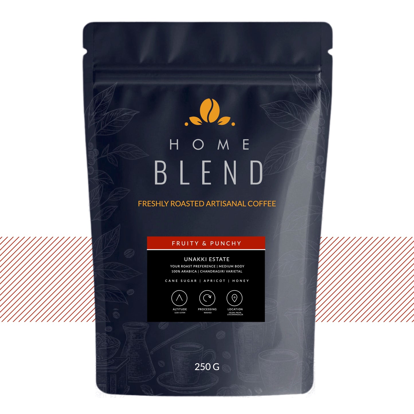 Home Blend Coffee Roasters Unakki Estate 250g
