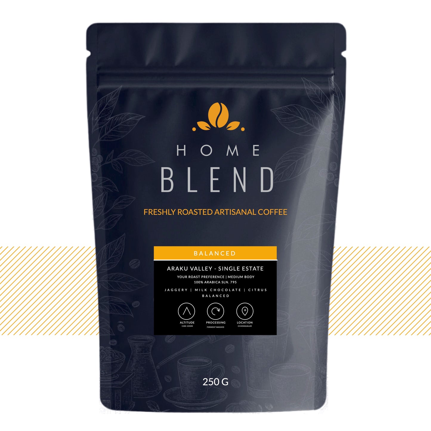 Home Blend Coffee Roasters Araku Valley 250g