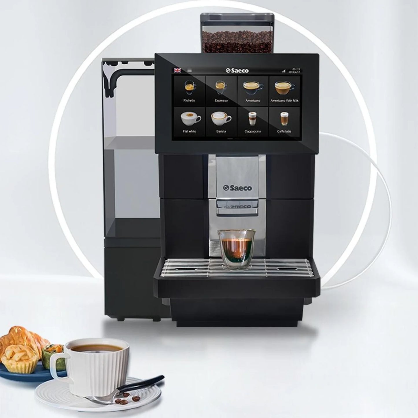 Saeco SE 180 - Professional Line - Fully Automatic Coffee Machine - New Model With Steaming Wand
