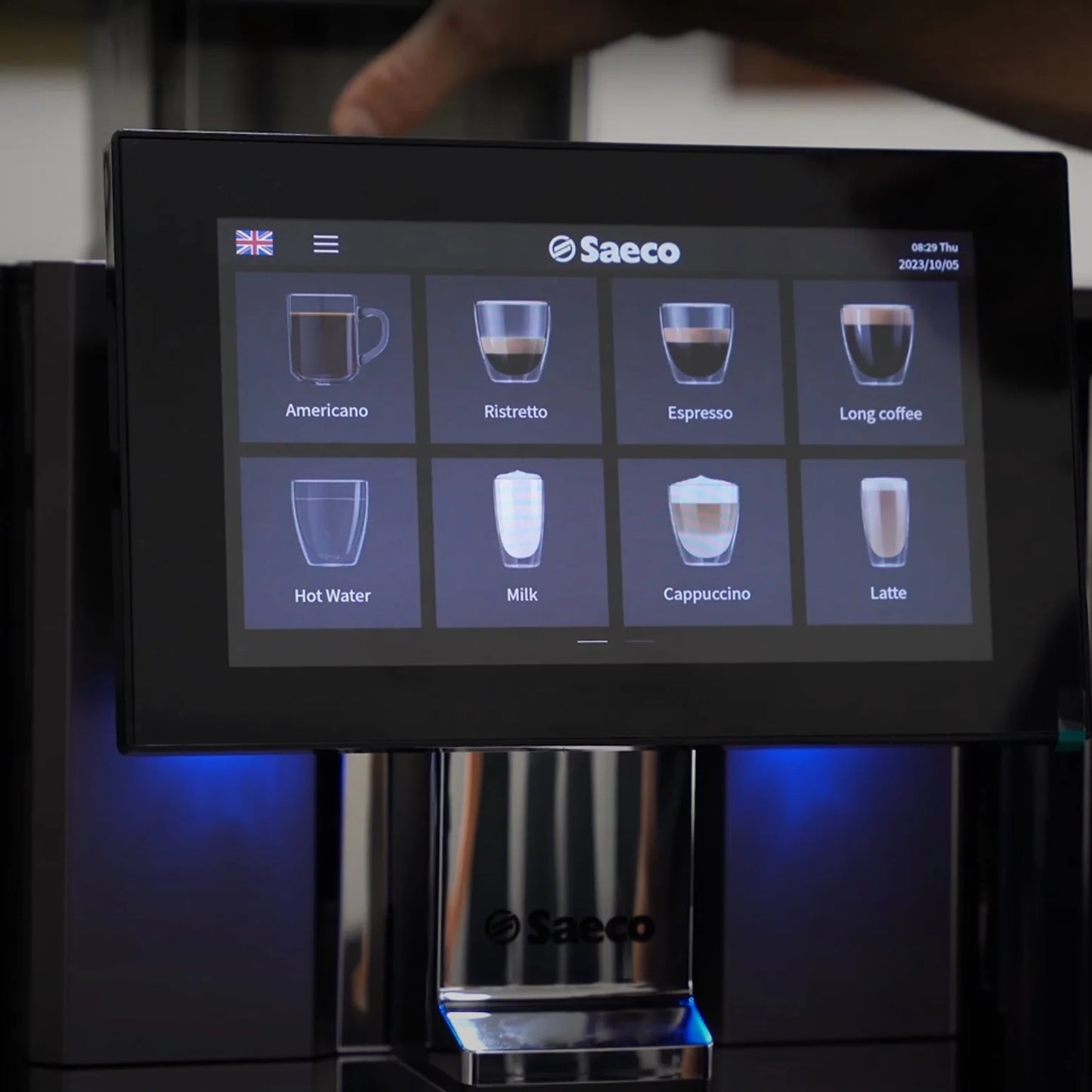 Saeco SE 180 - Professional Line - Fully Automatic Coffee Machine - New Model With Steaming Wand