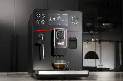 Gaggia Accademia Glass - One Touch Cappuccino Beans & Grounds Coffee Machine