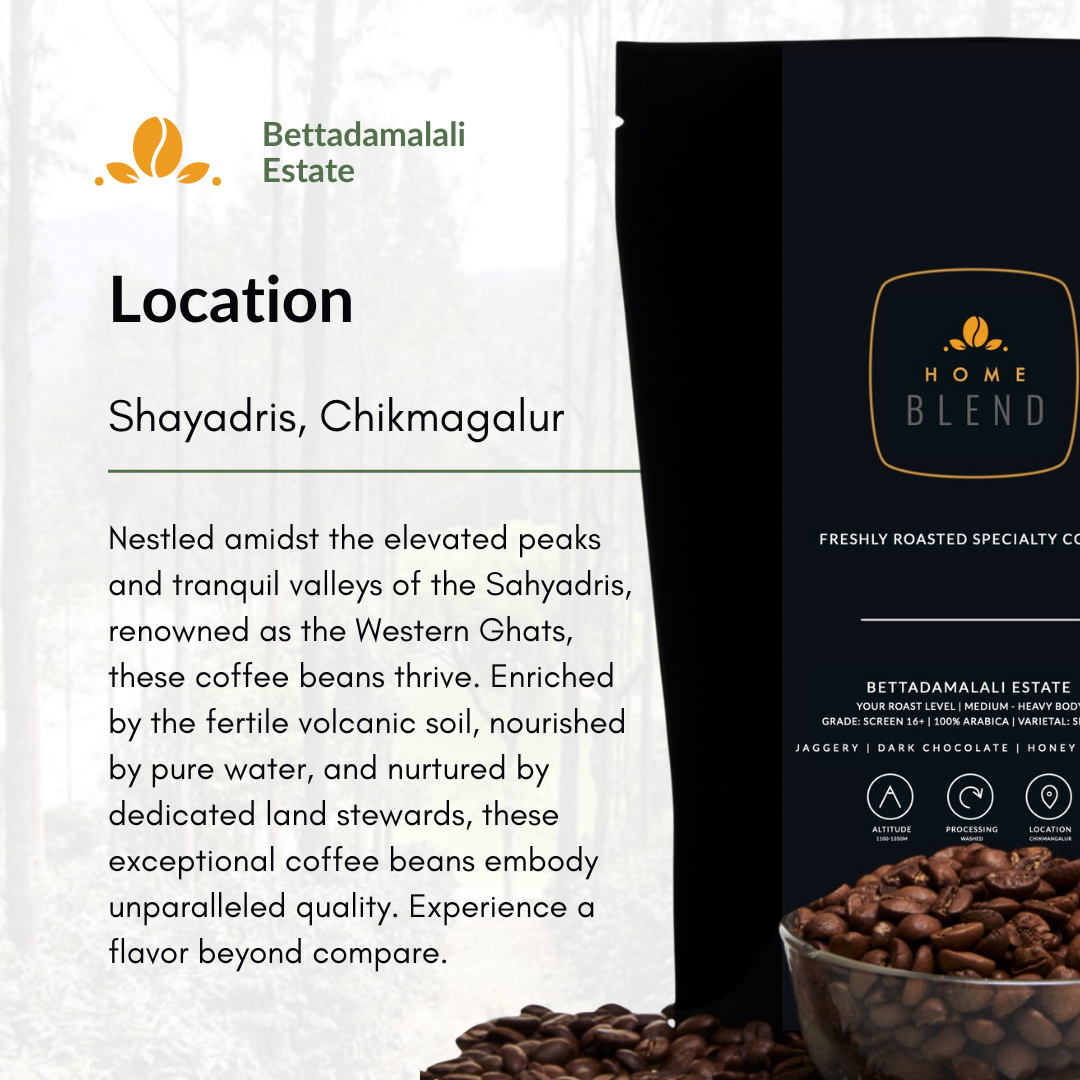 Bettadamalali Estate Location Home Blend Coffee