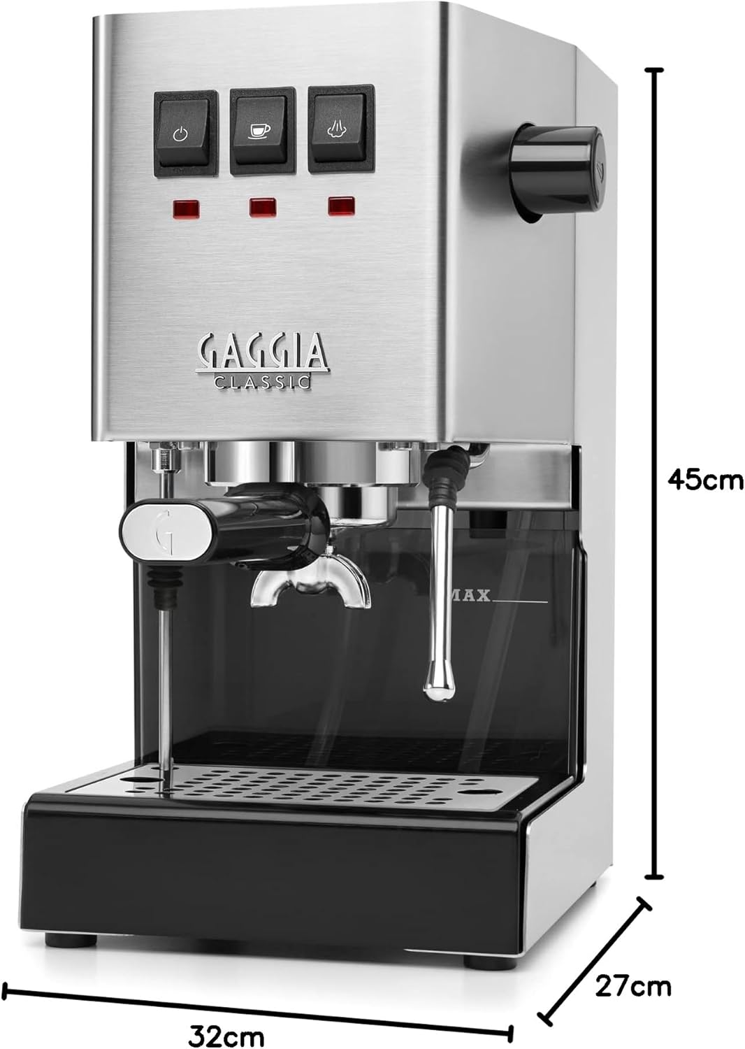 Gaggia Classic Evo Pro 2024 - Stainless Steel - Coffee Machine