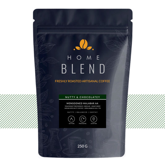 Home Blend Coffee Roasters Monsooned Malabar 250g