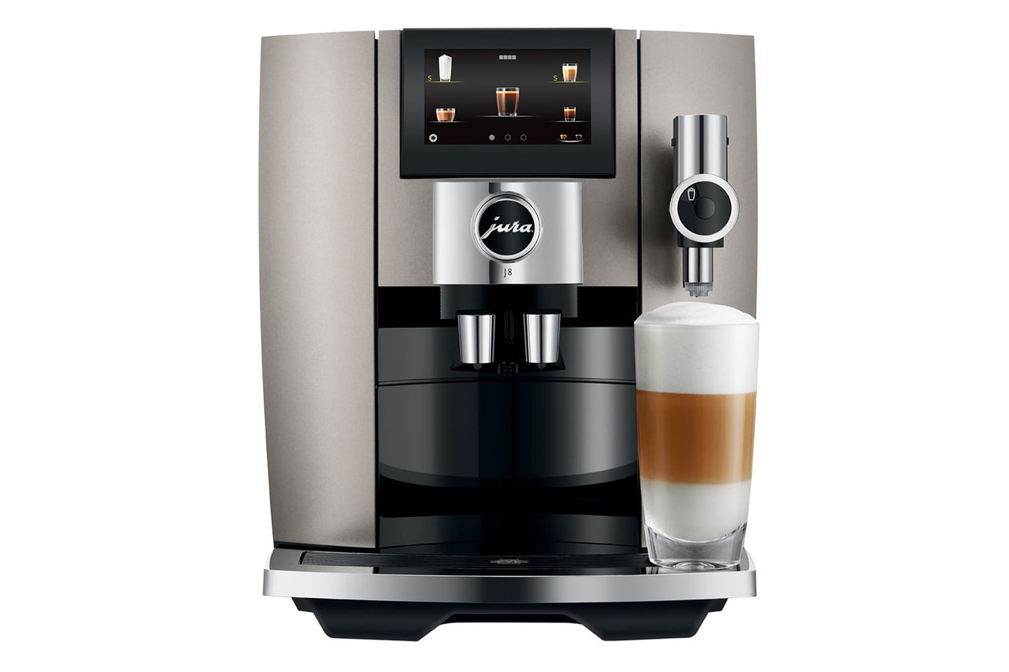 Jura J8 - Midnight Silver - Fully Automatic Coffee Machine