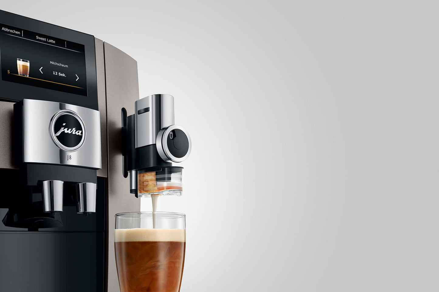 Jura J8 - Midnight Silver - Fully Automatic Coffee Machine