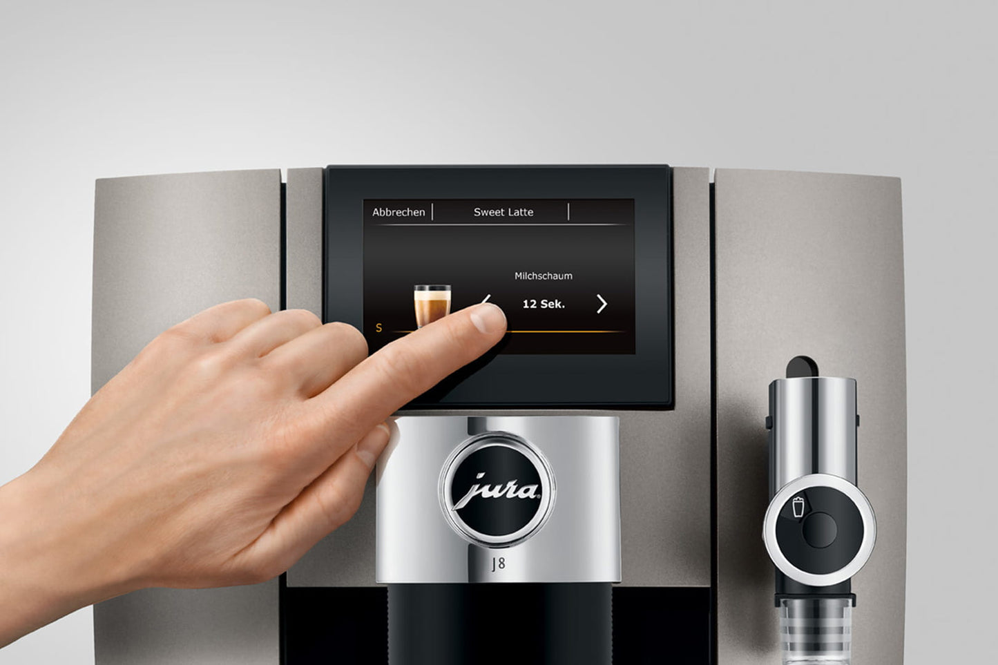 Jura J8 - Midnight Silver - Fully Automatic Coffee Machine