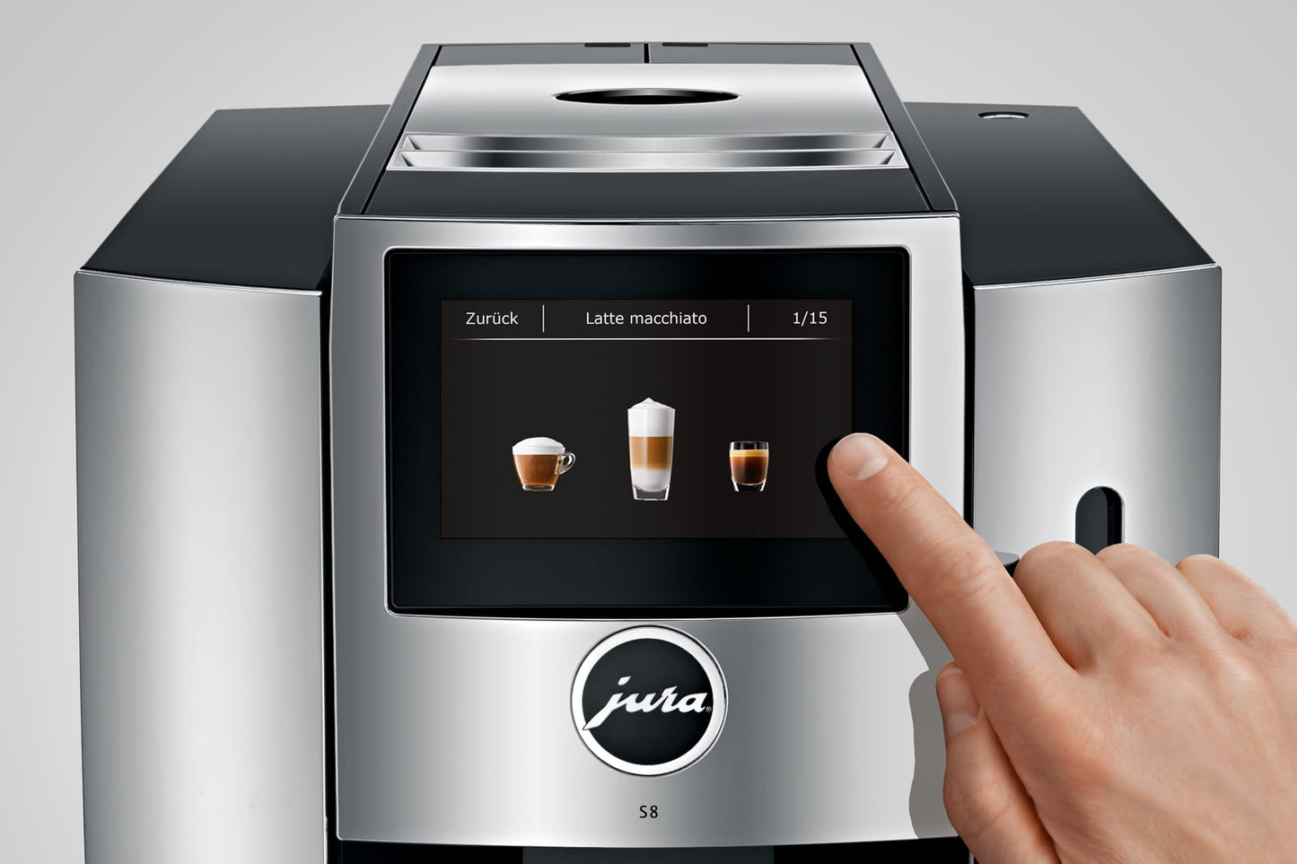 Jura S8 - Chrome - Fully Automatic Coffee Machine